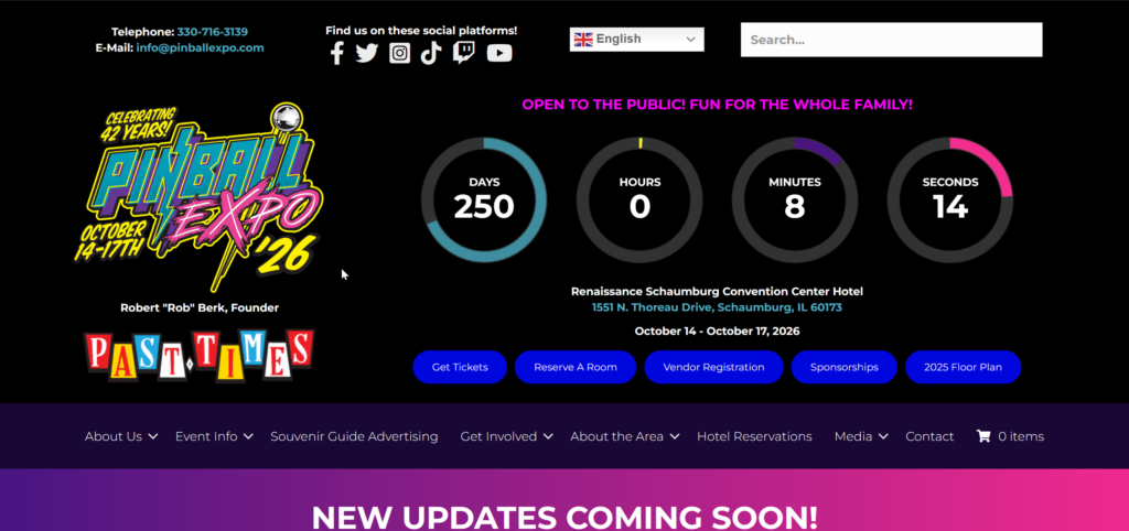 Pinball Expo (Chicago) – VIEW MORE