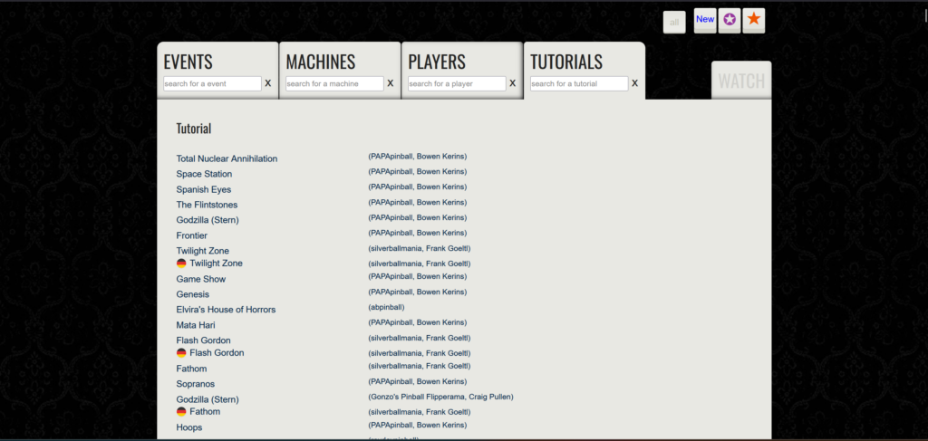 Pinball Videos (Rules, Tips) – VIEW MORE